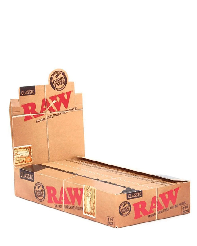 RAW Rolling Papers Classic 1 1/4 50ct (24) - Full Box