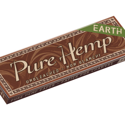 Pure Hemp Rolling Papers Earth 1 1/4 Size 50ct