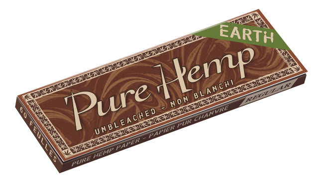 Pure Hemp Rolling Papers Earth Single Wide 60ct