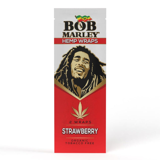 Bob Marley Hemp Wraps Strawberry 2ct