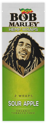 Bob Marley Hemp Wraps Sour Apple 2ct