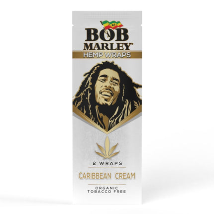 Bob Marley Hemp Wraps Caribbean Cream 2ct