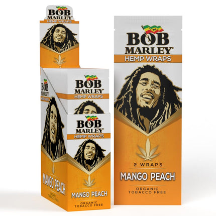 Bob Marley Hemp Wraps Mango Peach 2ct