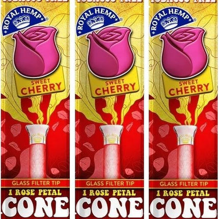 Blunts 'n Roses Cones Sweet Cherry 1ct - Made from Rose Petals