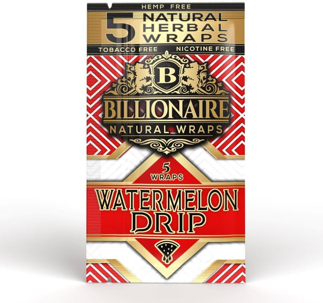 Billionaire Herbal Wraps Watermelon Drip 5ct - Made from Tea