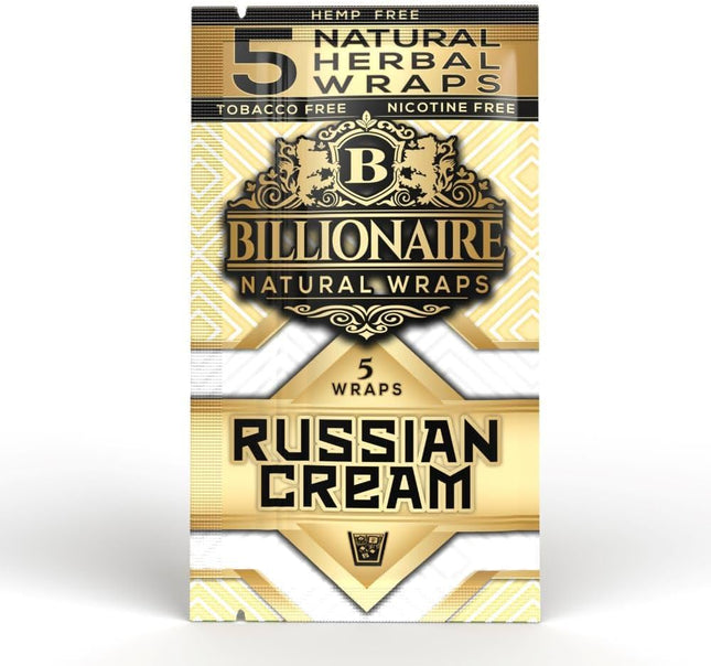 Billionaire Herbal Wraps Russian Cream 5ct - Made from Tea