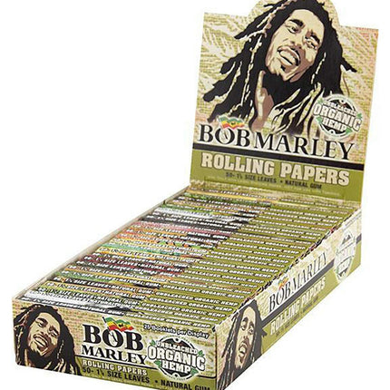 Bob Marley Rolling Papers Unbleached Organic 1 1/4 50ct