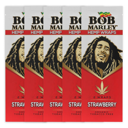 Bob Marley Hemp Wraps Strawberry 2ct