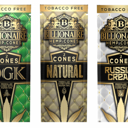 Billionaire Hemp Cones Assorted Pack