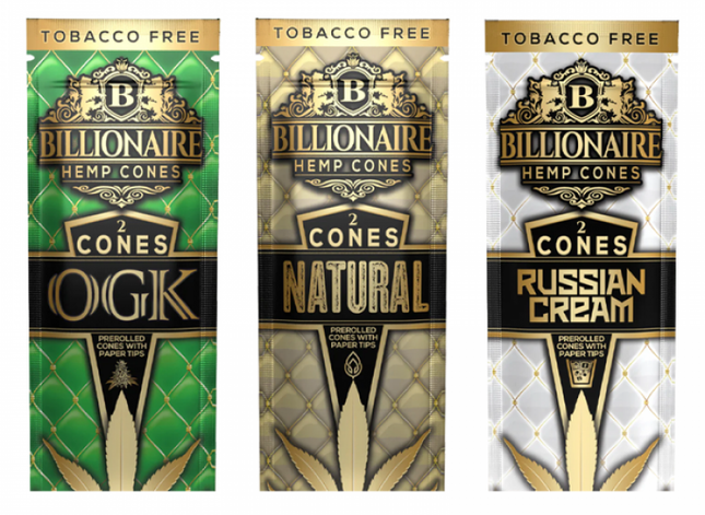 Billionaire Hemp Cones Assorted Pack