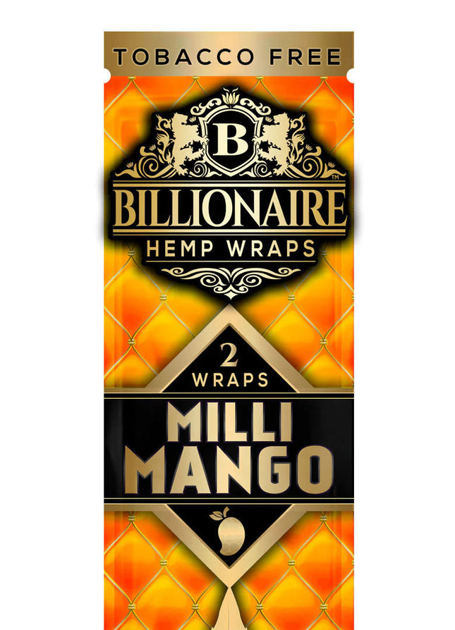 Billionaire Hemp Wraps Milli Mango 2ct