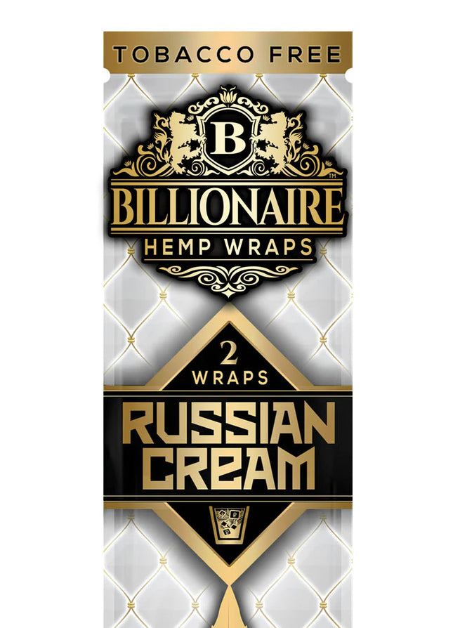 Billionaire Hemp Wraps Russian Cream 2ct