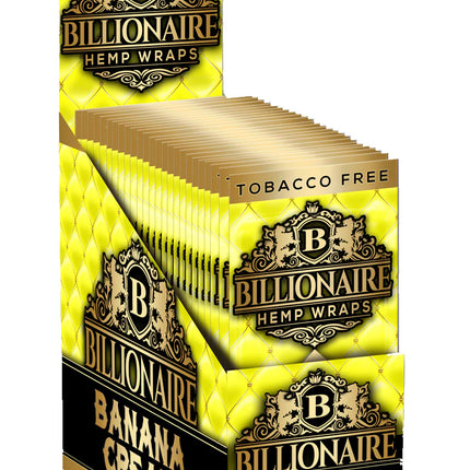 Billionaire Hemp Wraps Banana Cream 2ct