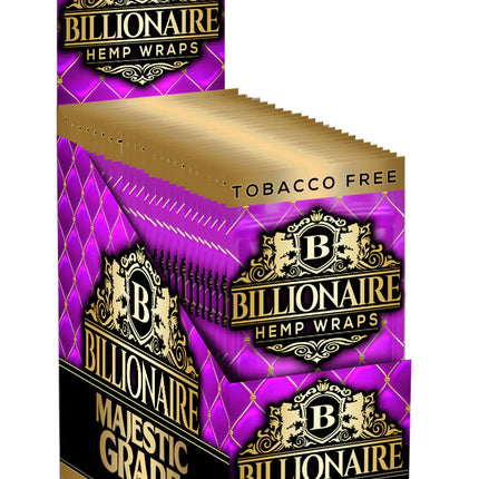 Billionaire Hemp Wraps Majestic Grape 2ct