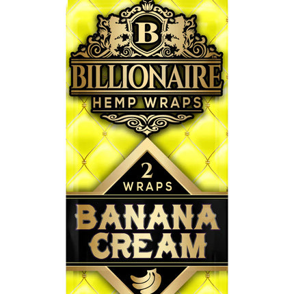 Billionaire Hemp Wraps Banana Cream 2ct