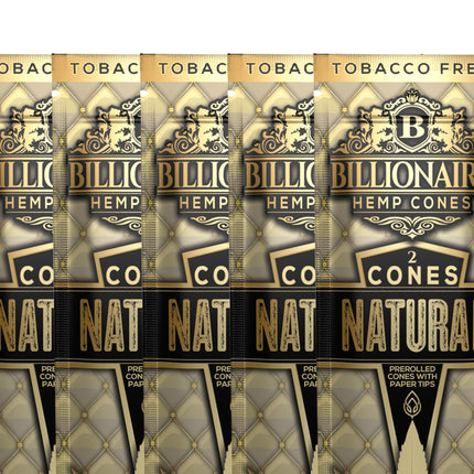 Billionaire Hemp Cones Natural 2ct