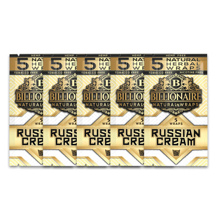 Billionaire Herbal Wraps Russian Cream 5ct - Made from Tea