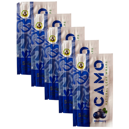 Camo Herbal Wraps Blueberry 5ct