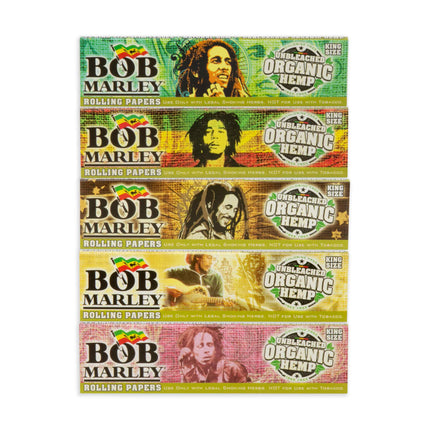 Bob Marley Rolling Papers Unbleached Organic King Size 33ct