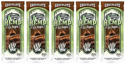 Blunt Wrap Hemp Wraps Chocolate 4ct