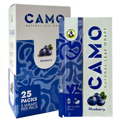 Camo Herbal Wraps Blueberry 5ct