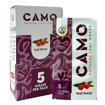 Camo Herbal Wraps Goji Berry 5ct