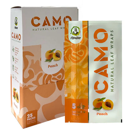 Camo Herbal Wraps Peach 5ct