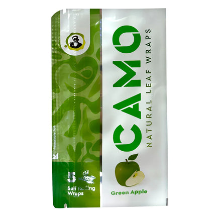 Camo Herbal Wraps Green Apple 5ct