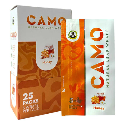 Camo Herbal Wraps Honey 5ct