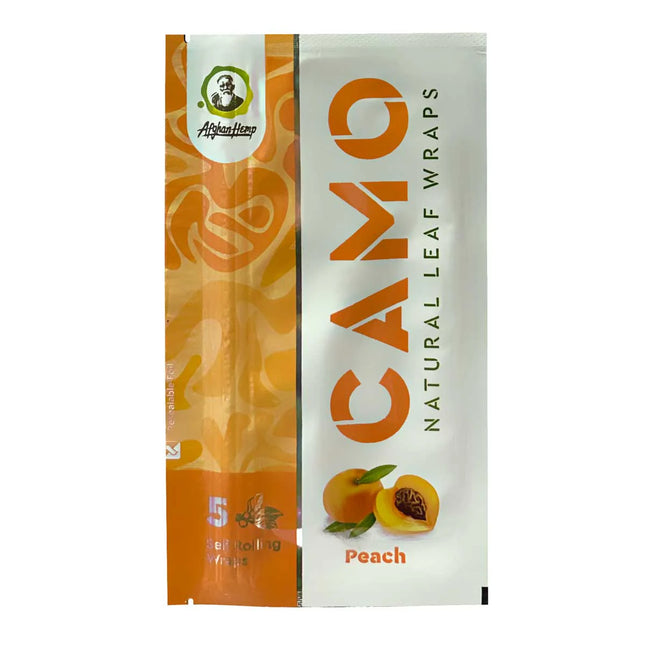 Camo Herbal Wraps Peach 5ct