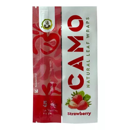 Camo Herbal Wraps Strawberry 5ct