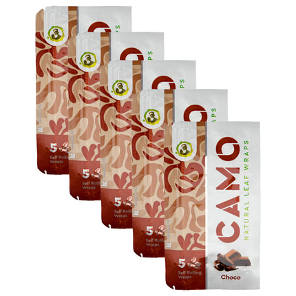 Camo Herbal Wraps Chocolate 5ct