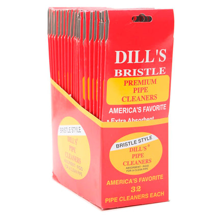 Dill's Pipe Cleaner Hard Bristle 32ct