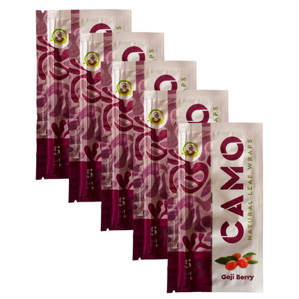 Camo Herbal Wraps Goji Berry 5ct