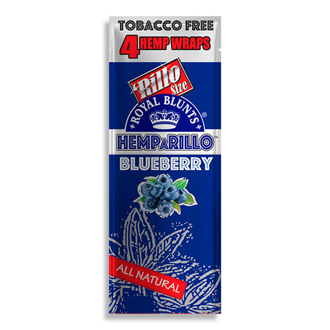 Hemparillo Hemp Wraps Blueberry 4ct