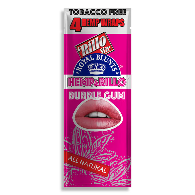 Hemparillo Hemp Wraps Bubble Gum 4ct