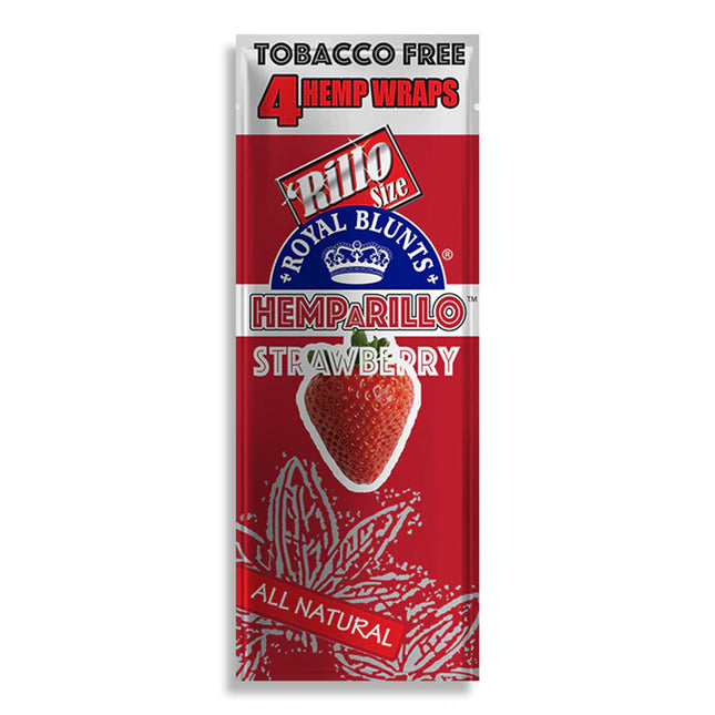 Hemparillo Hemp Wraps Strawberry 4ct