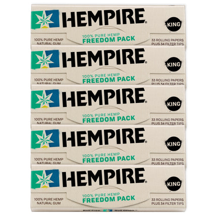 Hempire Rolling Papers with Tips King Size 33ct