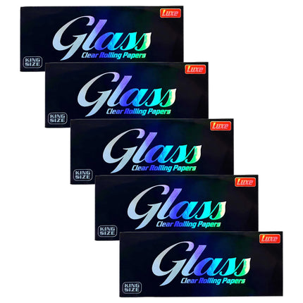 Luxe Clear Rolling Papers Glass King Size 40ct