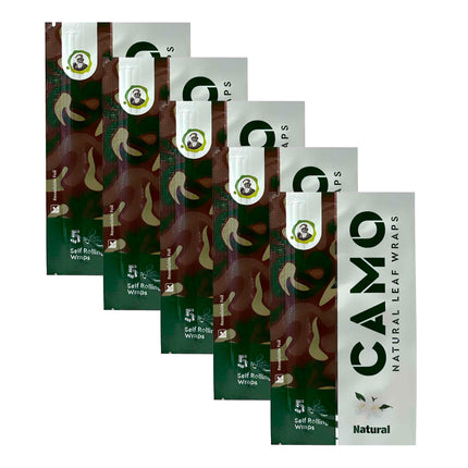 Camo Herbal Wraps Natural 5ct