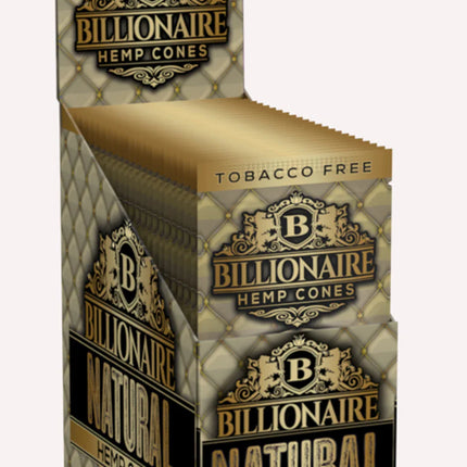 Billionaire Hemp Cones Natural 2ct