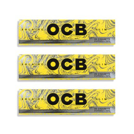 OCB Rolling Papers Solaire with Tips 32ct