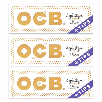 OCB Rolling Papers Sophistique with Tips 1 1/4 50ct