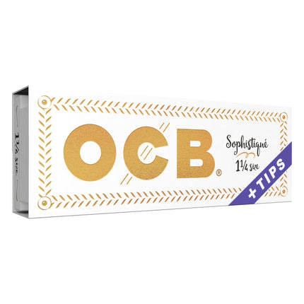 OCB Rolling Papers Sophistique with Tips 1 1/4 50ct