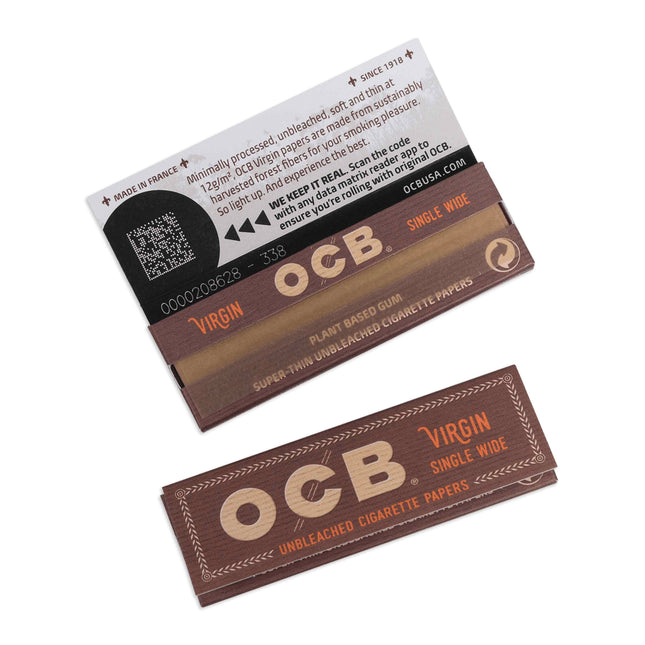 OCB Rolling Papers Virgin Single Wide 50ct