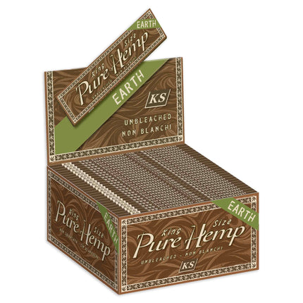 Pure Hemp Rolling Papers Earth King Size 33ct