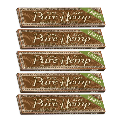 Pure Hemp Rolling Papers Earth King Size 33ct