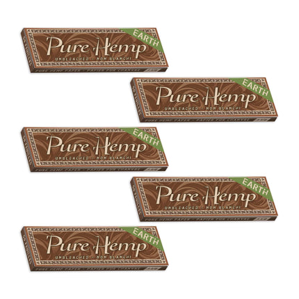 Pure Hemp Rolling Papers Earth 1 1/4 Size 50ct