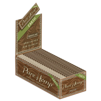 Pure Hemp Rolling Papers Earth Single Wide 60ct