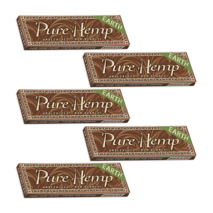 Pure Hemp Rolling Papers Earth Single Wide 60ct